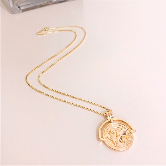 World Traveler Necklace | 14k Gold Filled - Picture 2 of 5